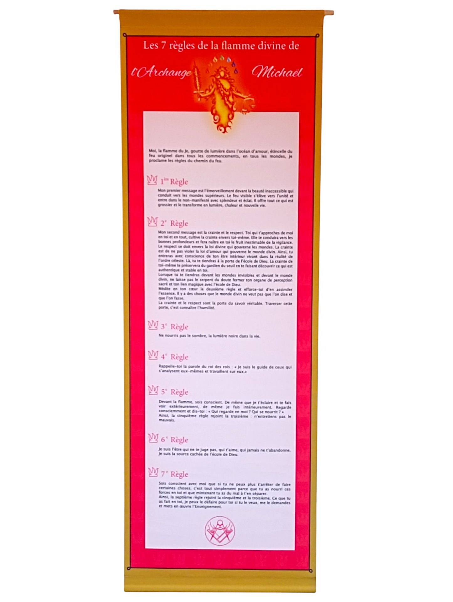 Tentures des Règles et Commandements des Archanges